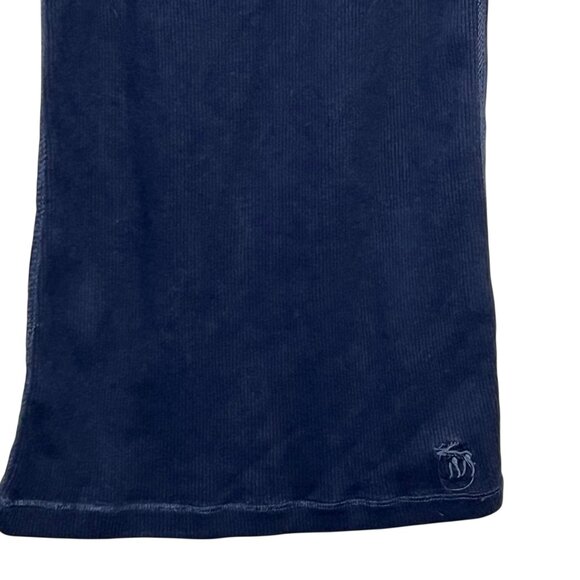 Authentic Rare Abercrombie Vintage Y2K Ribbed Razorback Top Coquette Navy Girl S - Picture 9 of 10
